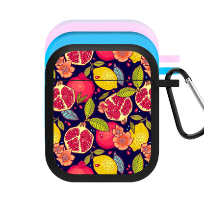 Tropical Garden Pattern AirPods Case