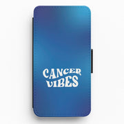 Cancer Vibes Gradient Zodiac Flip / Wallet Phone Case 1