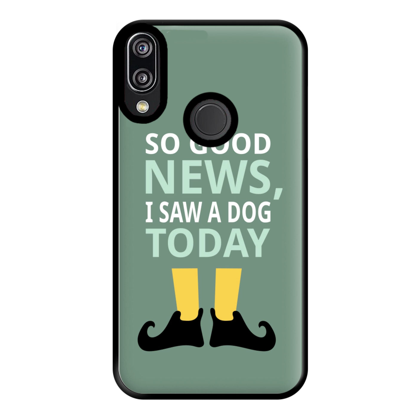 I Saw A Dog Today - Elf Phone Case