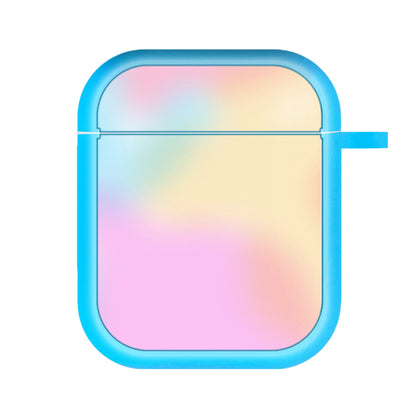 Pastel Clouds Pattern AirPods Case