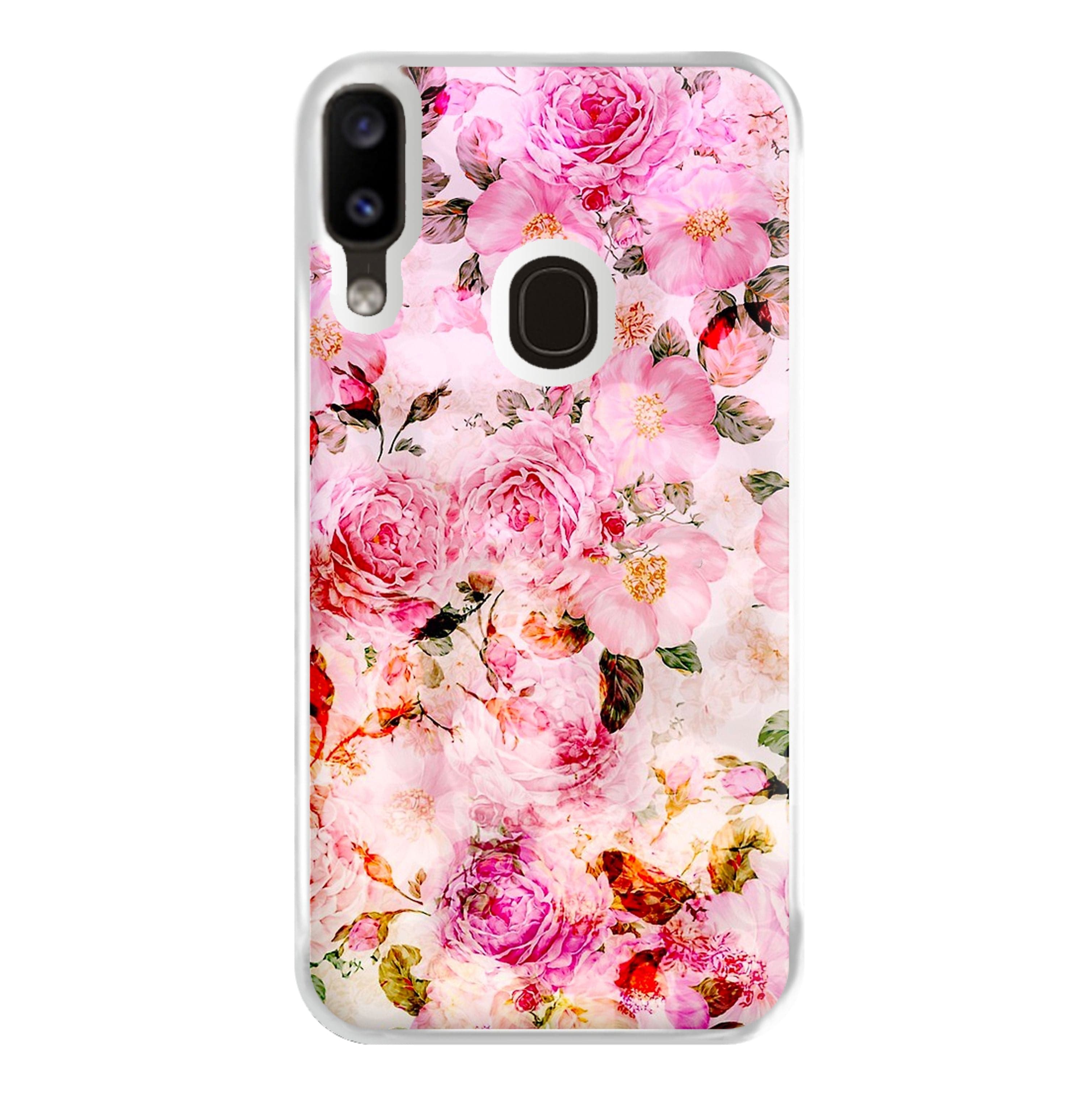 Pretty Pink Chic Floral Pattern Phone Case