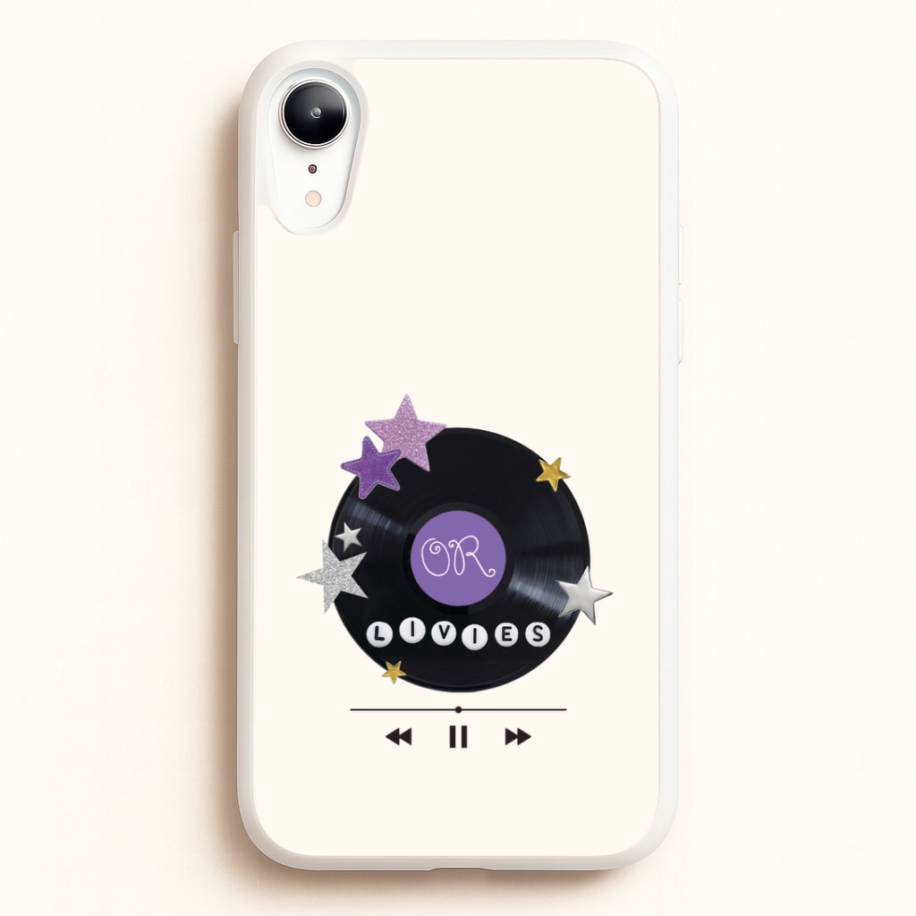 Amethyst Vinyl Scrapbook iPhone XR Case