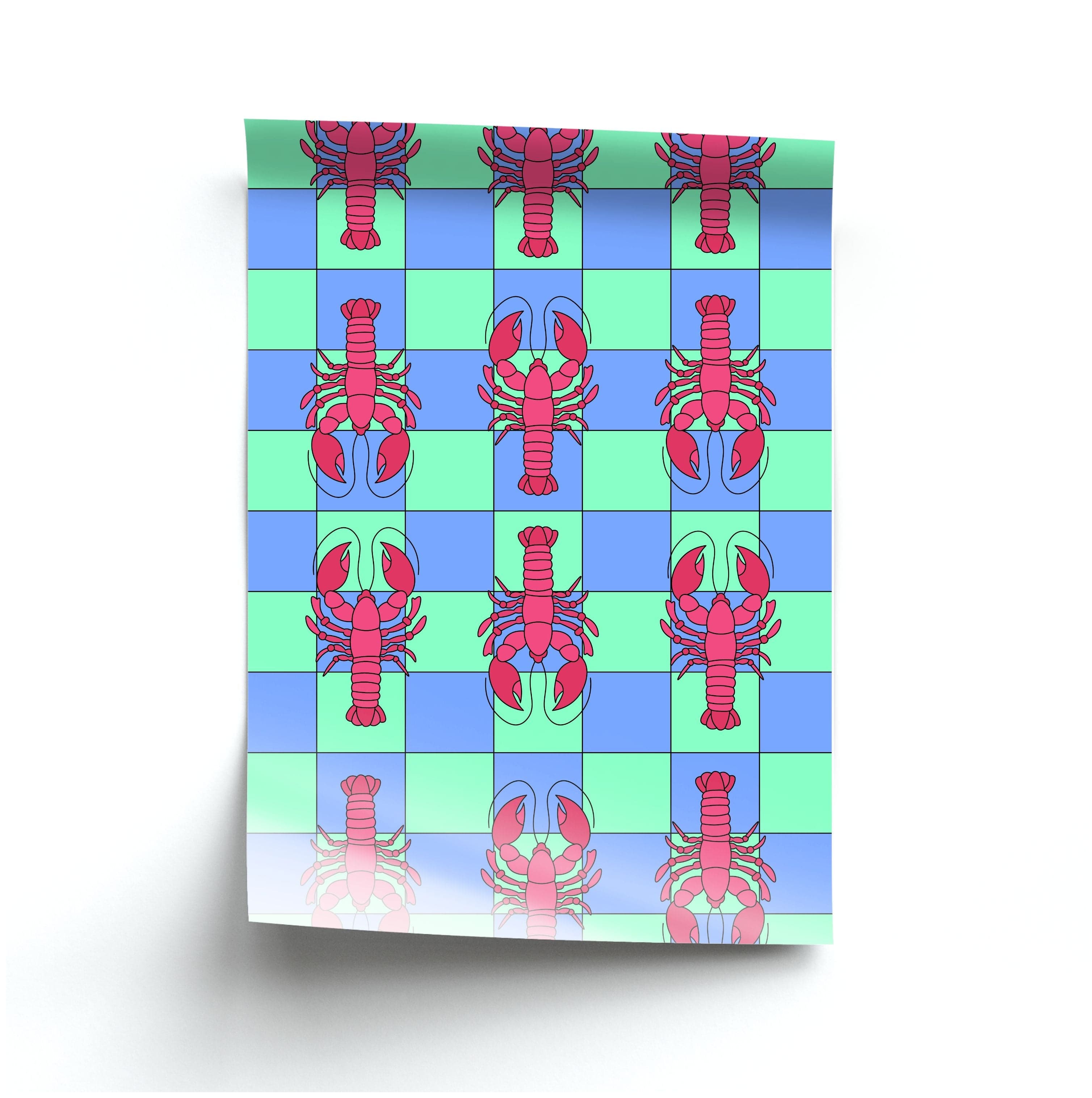 Lobster Pattern - Sealife Poster