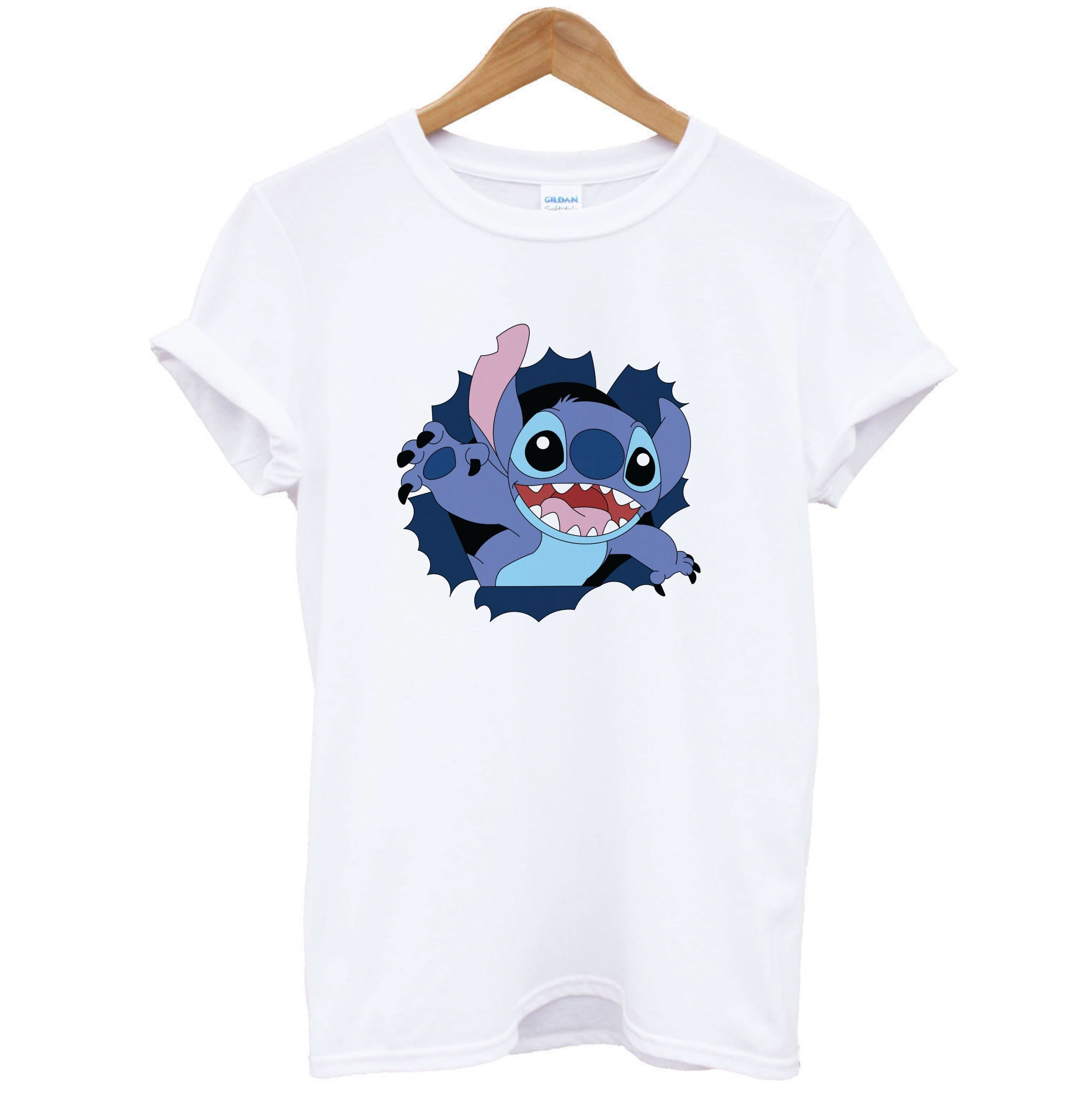 Torn Blue Alien T-Shirt