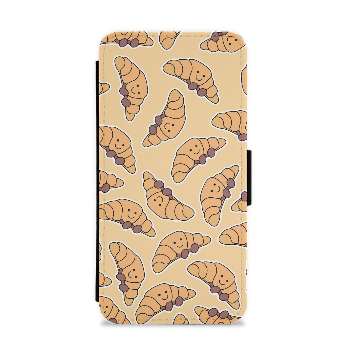 Croissant - Plushy Flip / Wallet Phone Case