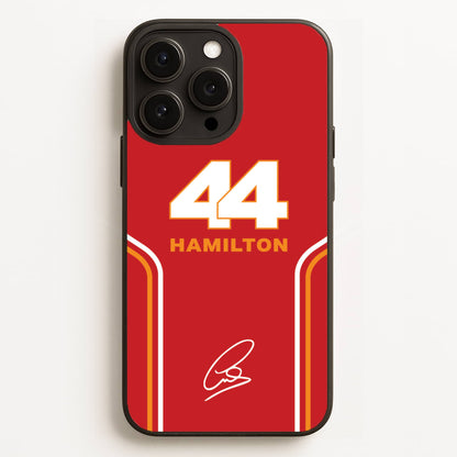 Stripes 44 Hamilton Phone Case for iPhone, Samsung Galaxy and Google Pixel