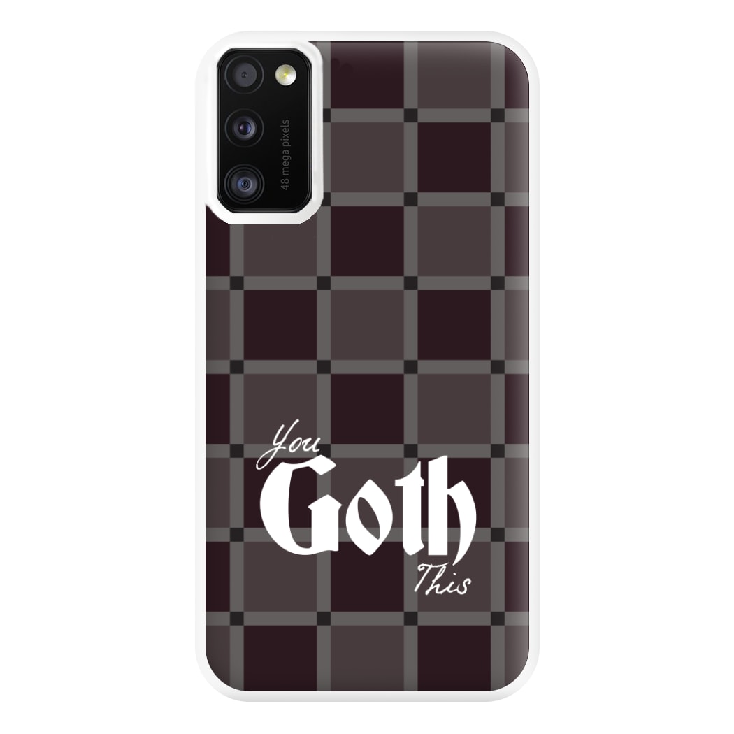 You Goth This Tartan Galaxy A41 Case