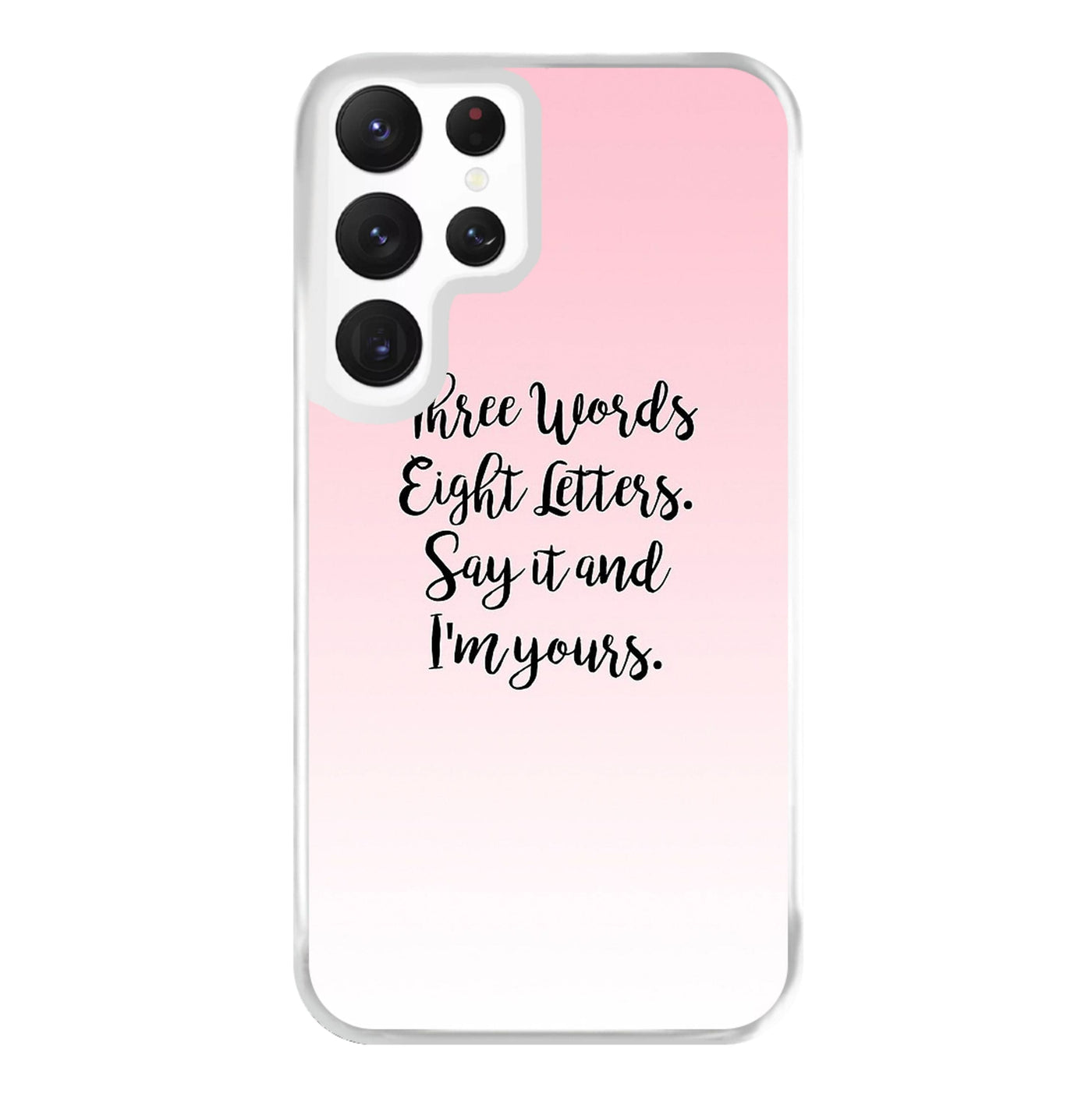 Three Words, Eight Letters - Gossip Girl Phone Case