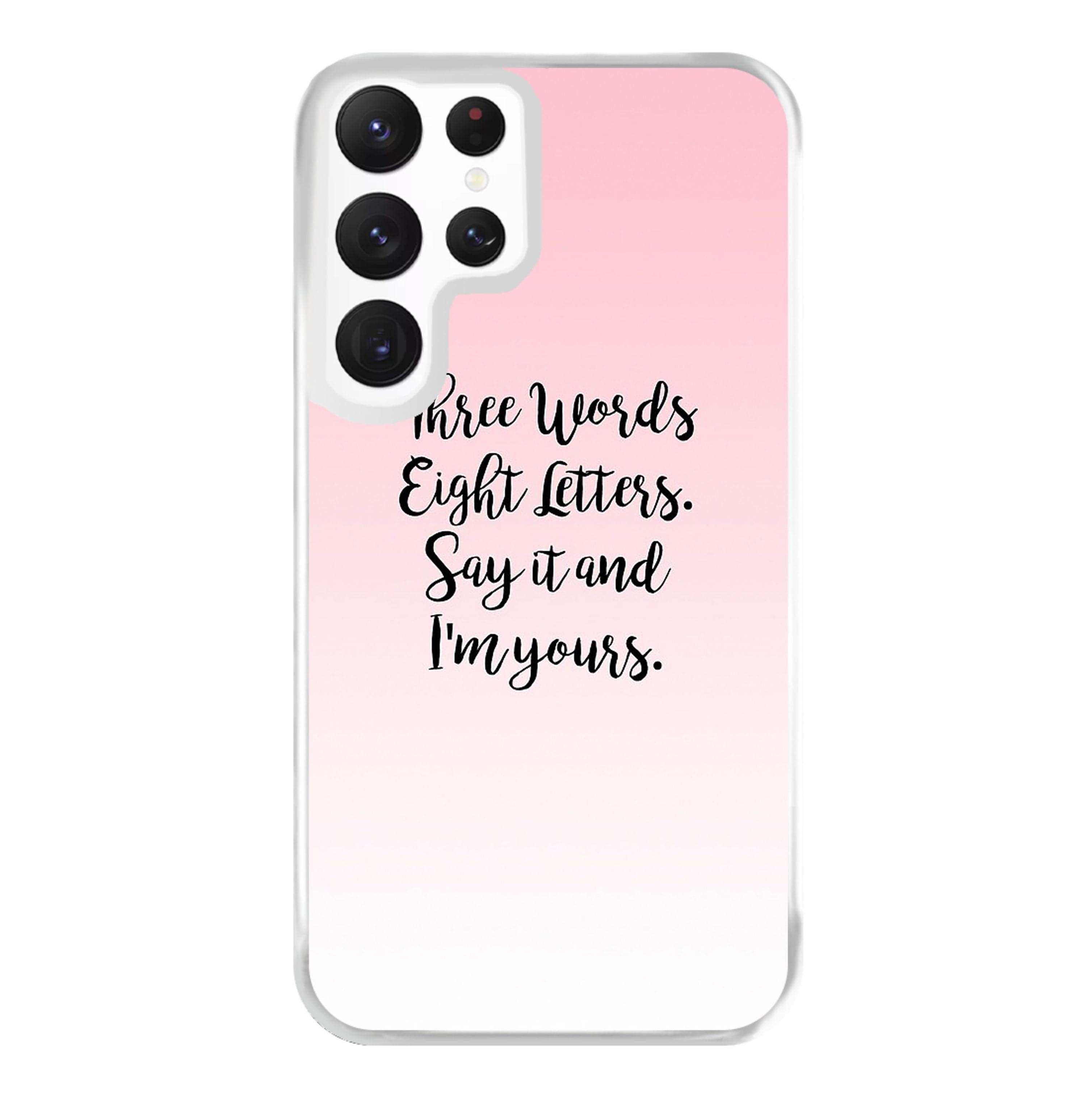 Three Words, Eight Letters - Gossip Phone Case