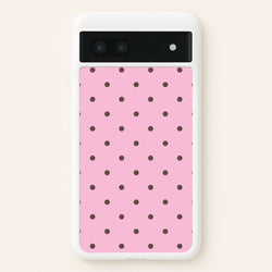 Strawberry Polka Dots Google Pixel 7a Case