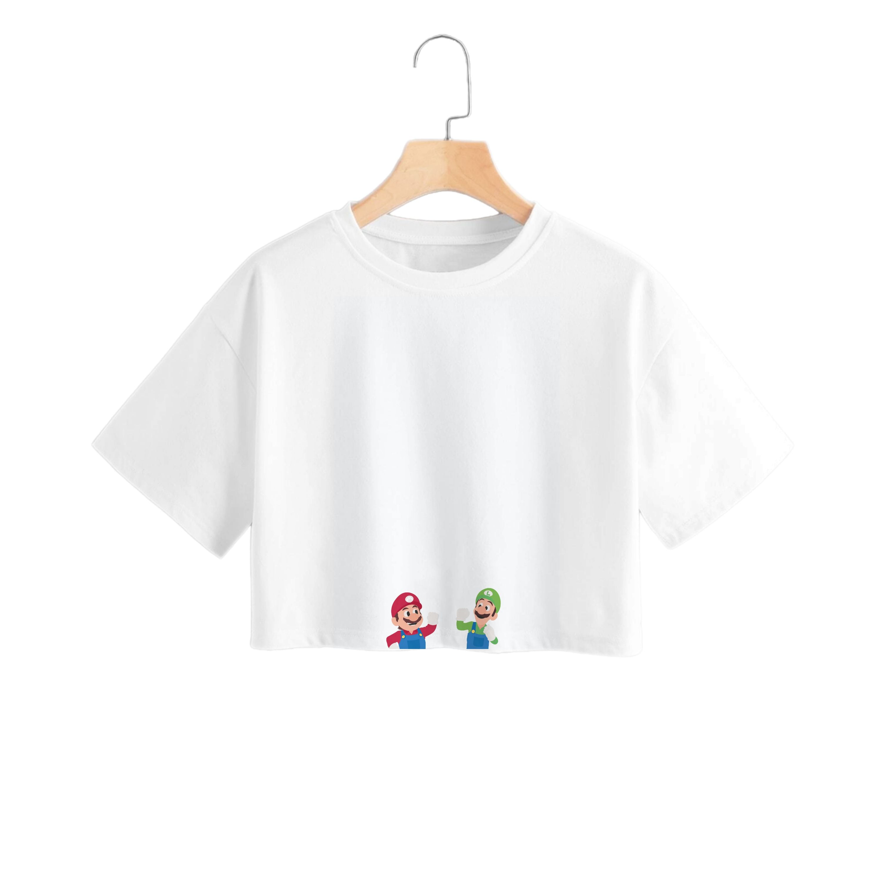 Mario And Luigi Crop Top