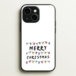 Merry Christmas String Lights iPhone 14 Case