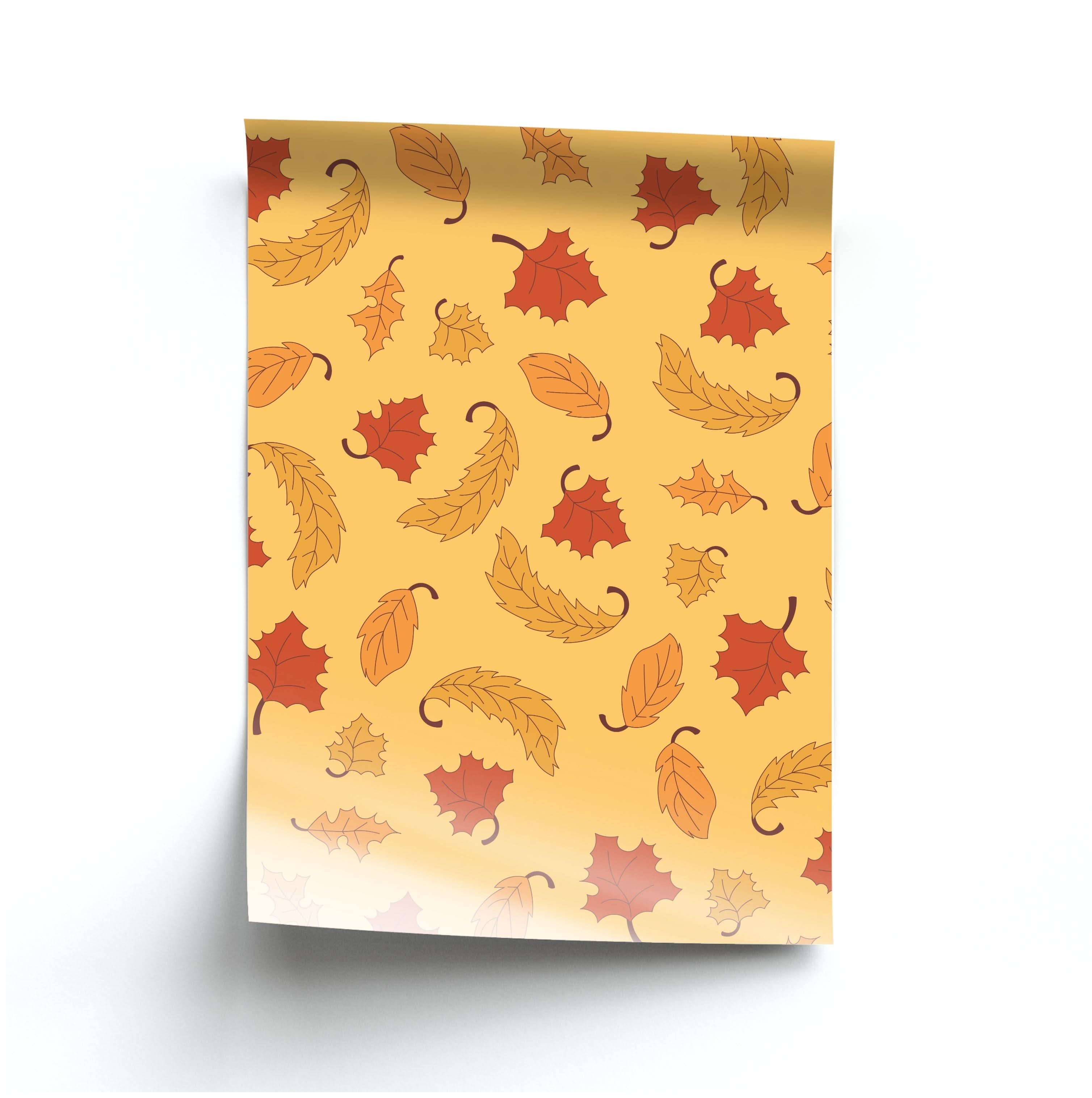 Leaves Assortment Pattern Poster