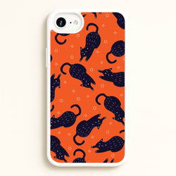 Black Cats And Stars Pattern iPhone 6 / 7 / 8 / SE Case