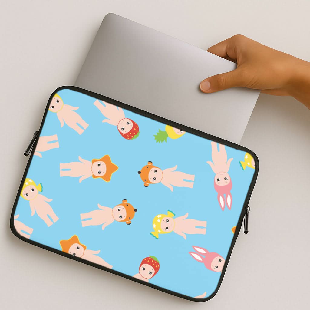 Angels Pattern MacBook Cover