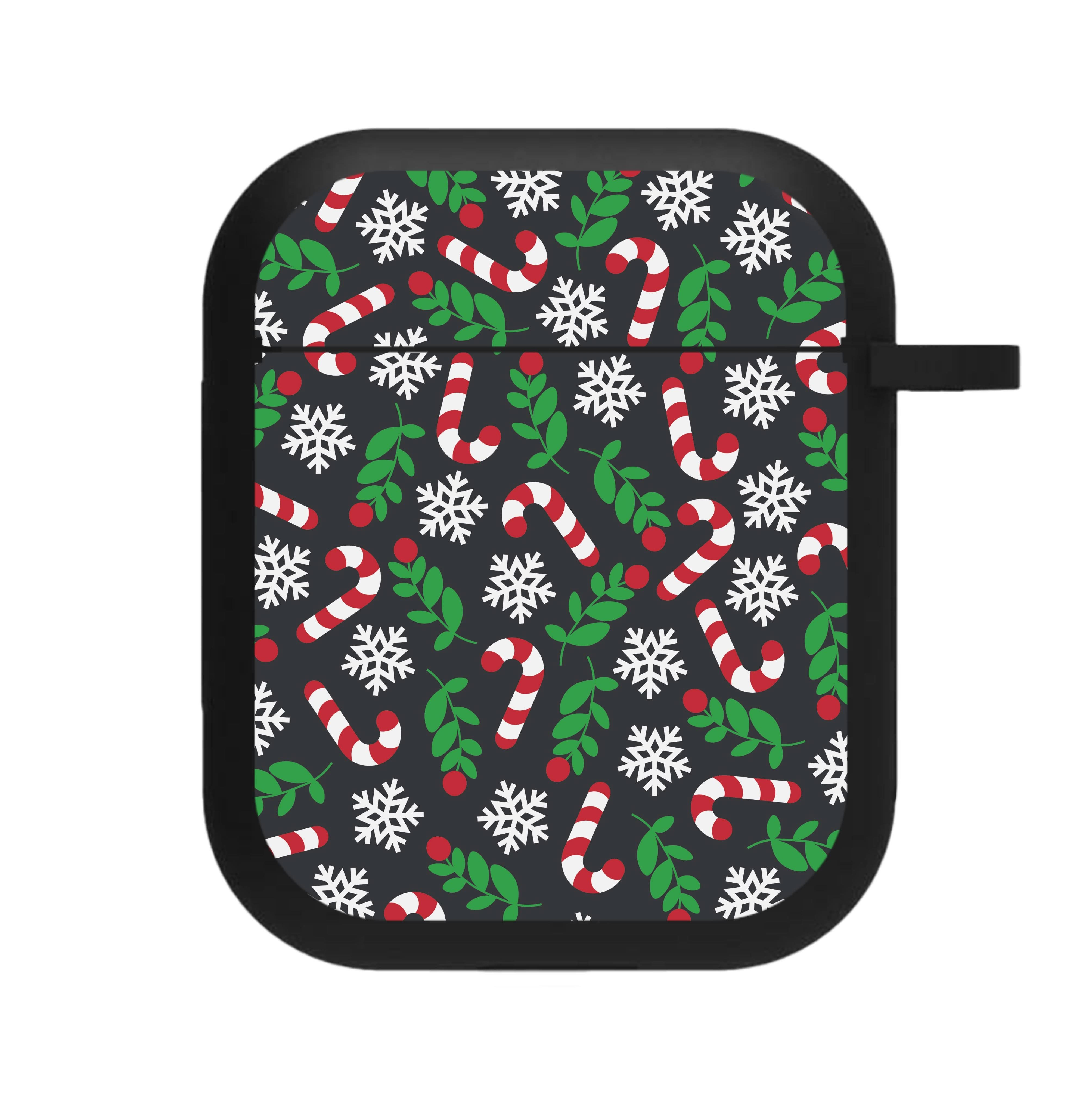 Snow Black Pattern AirPods Case