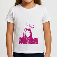 Pink Gaga Silhouette  Kids T-Shirt