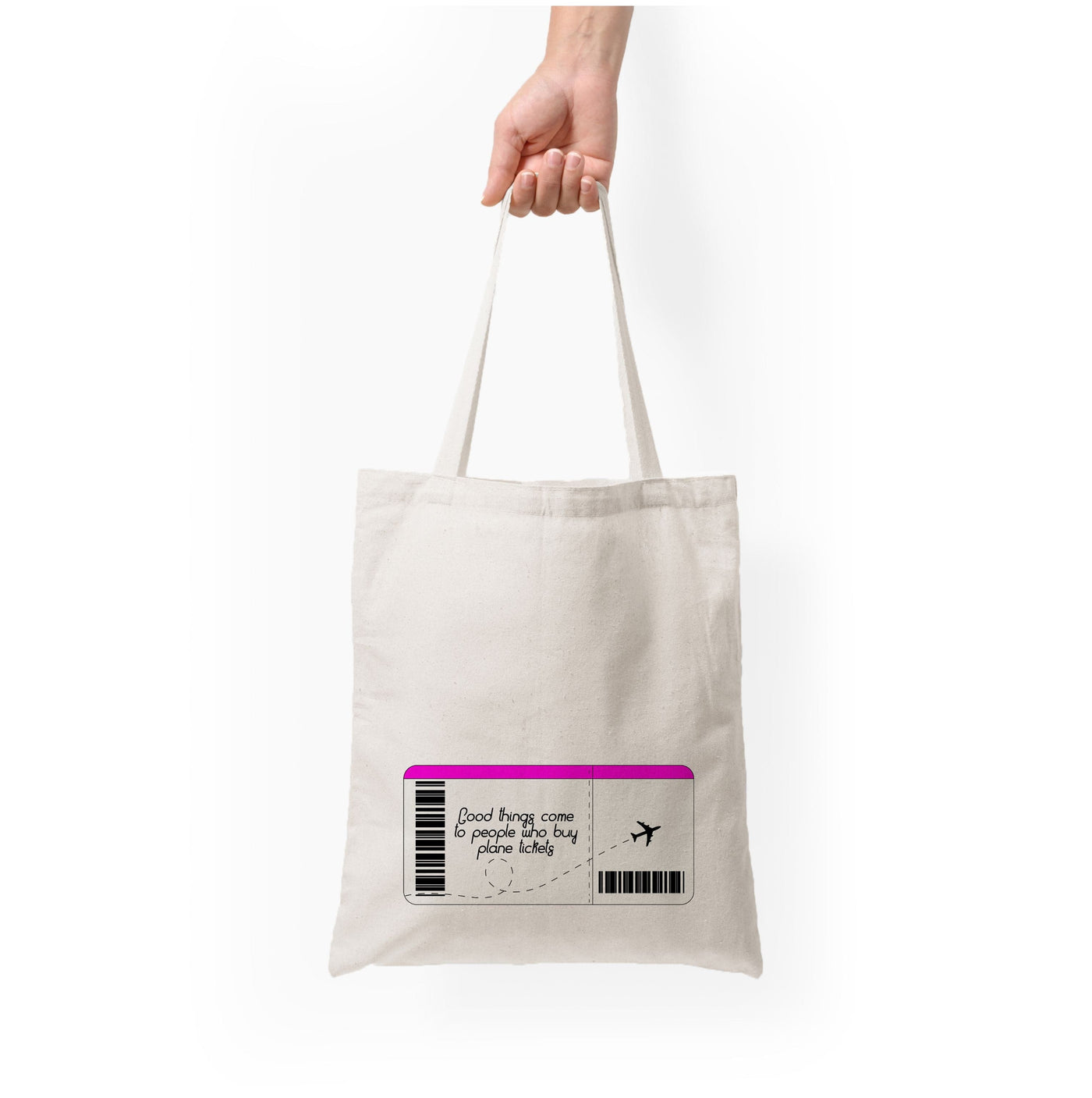 Buy Plane Tickets - Travel Tote Bag