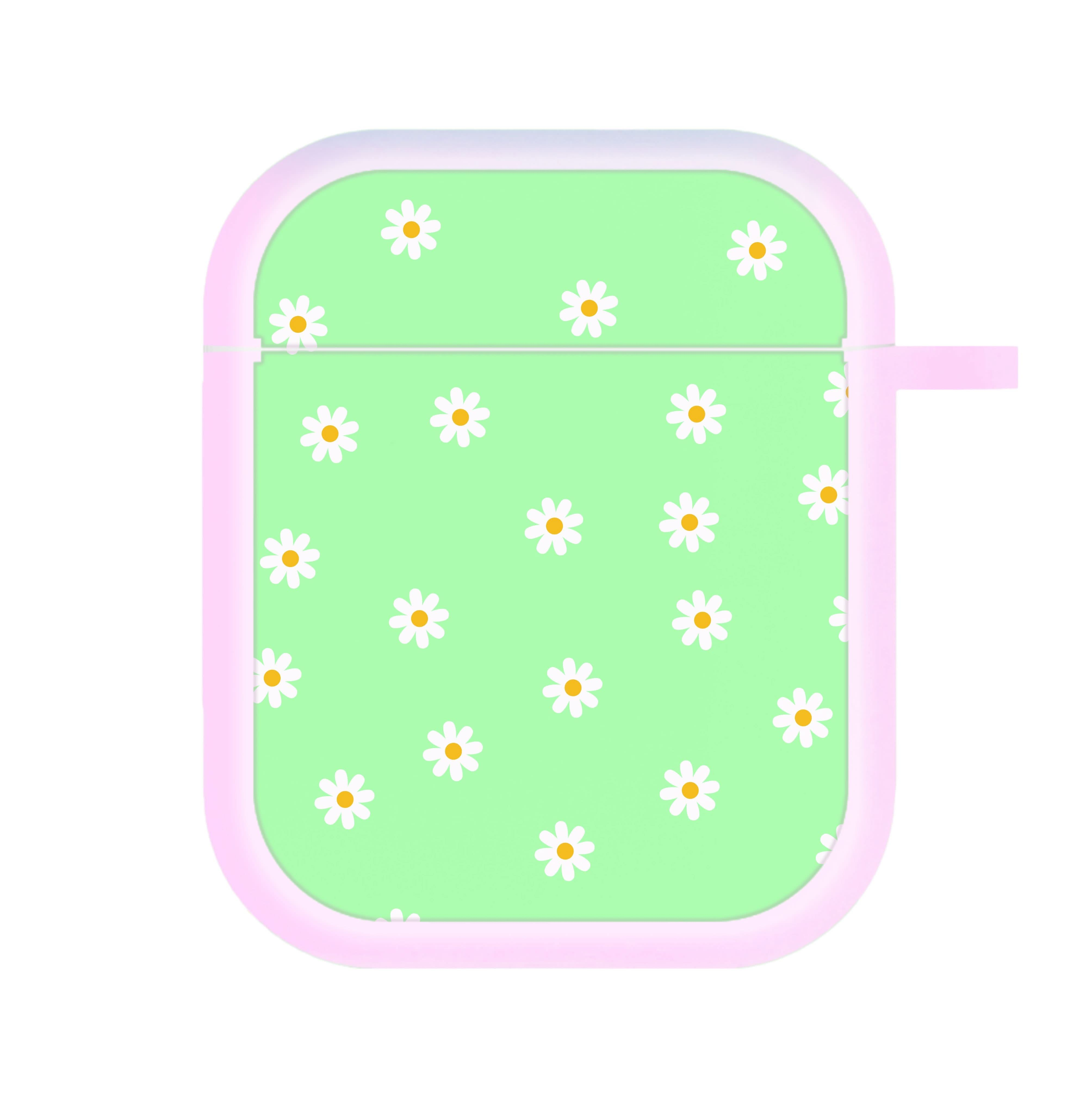 Teal Daisies AirPods Case