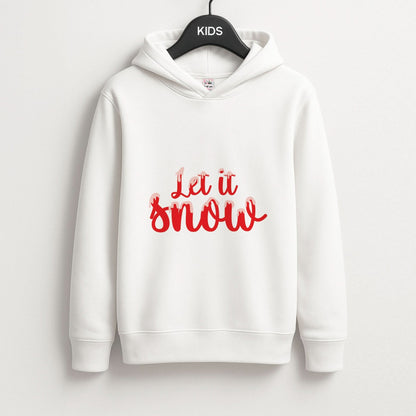 Let It Snow Snowflakes Kids Hoodie