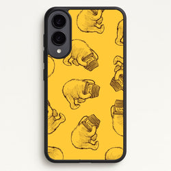 Winnie Honey Pot Pattern Galaxy S25 Edge Case