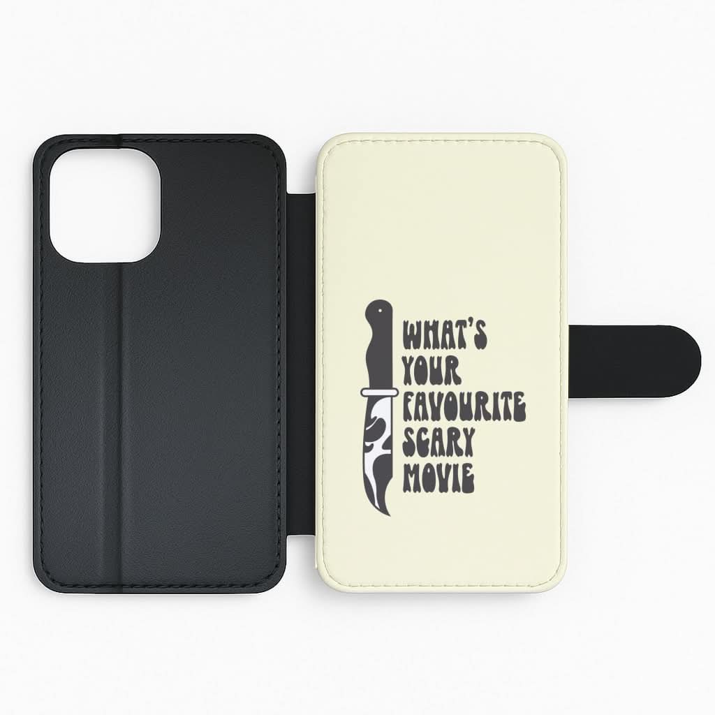 What's Your Favourite Scary Movie Trippy Flip Phone Case