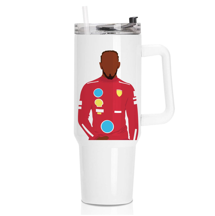 Hamilton In Red Tumbler