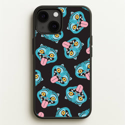 Demon Cat Pattern iPhone 13 Case