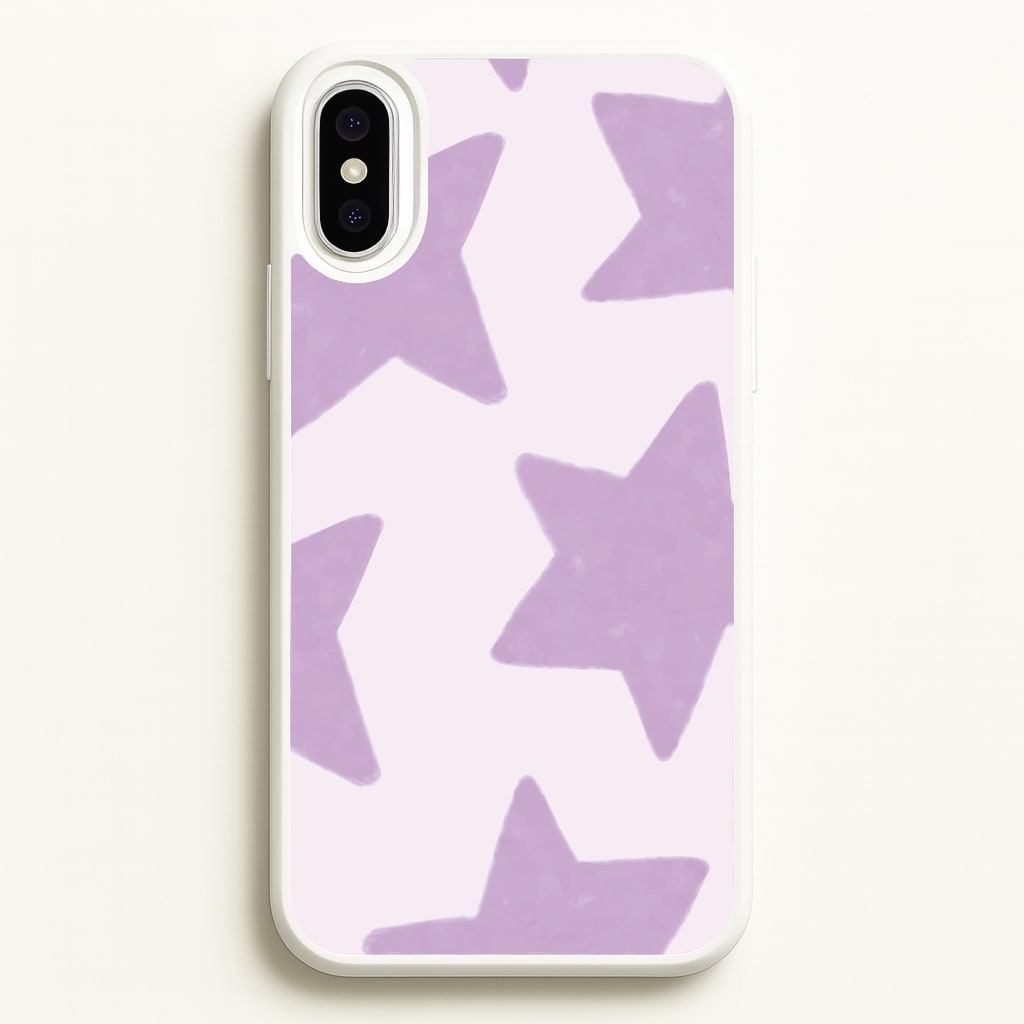 Lilac Stars iPhone XS Max Case