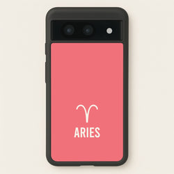 Aries Pastel Zodiac Google Pixel 8a Case