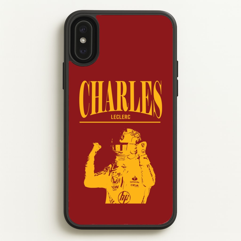 Charles Red And Gold iPhone XS Max Case