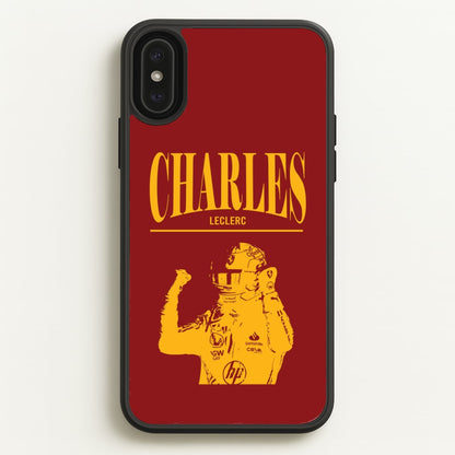 Charles Red And Gold iPhone XS Max Case