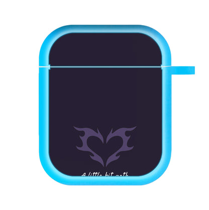 A Little Bit Goth Purple AirPods Case