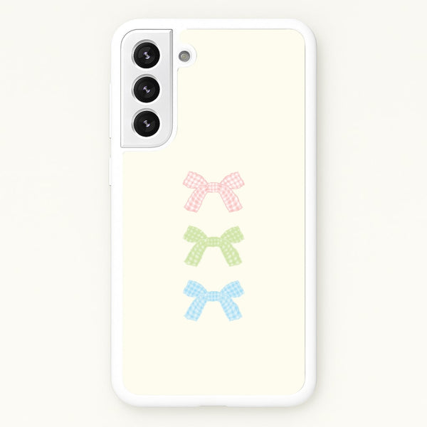 Gingham Tiered Ties Galaxy S21 Plus Case