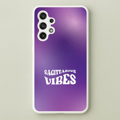 Sagittarius Vibes Gradient Zodiac Galaxy A13 Case