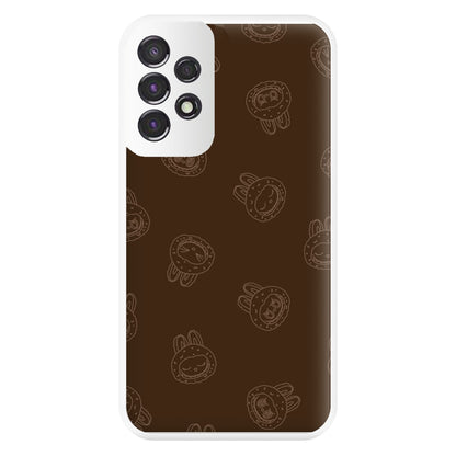 Monsters Outline Pattern I Galaxy A53 Case