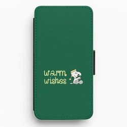 Cartoon Beagle Warm Wishes Flip / Wallet Phone Case