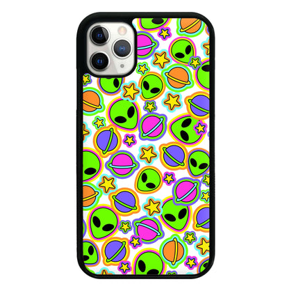 Colourful Aliens And Stars Phone Case