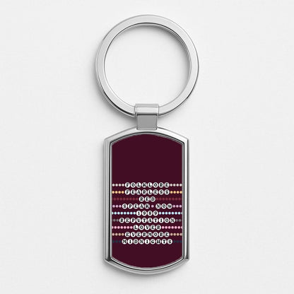 Concert Bracelets  Silver Metal Keyring
