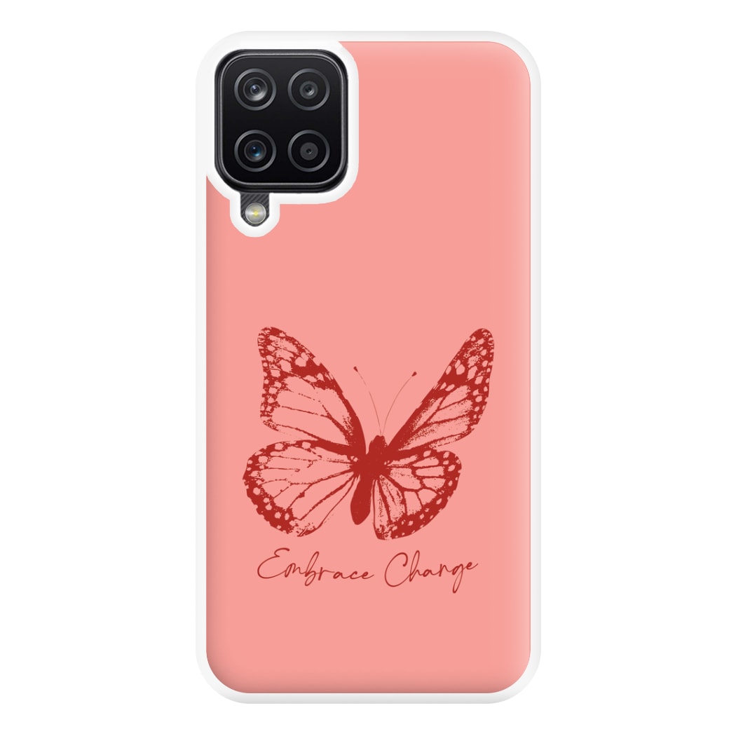 Embrace Change Butterfly Galaxy A12 Case