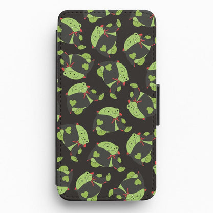 Vampire Frog Pattern  - Halloween Flip / Wallet Phone Case