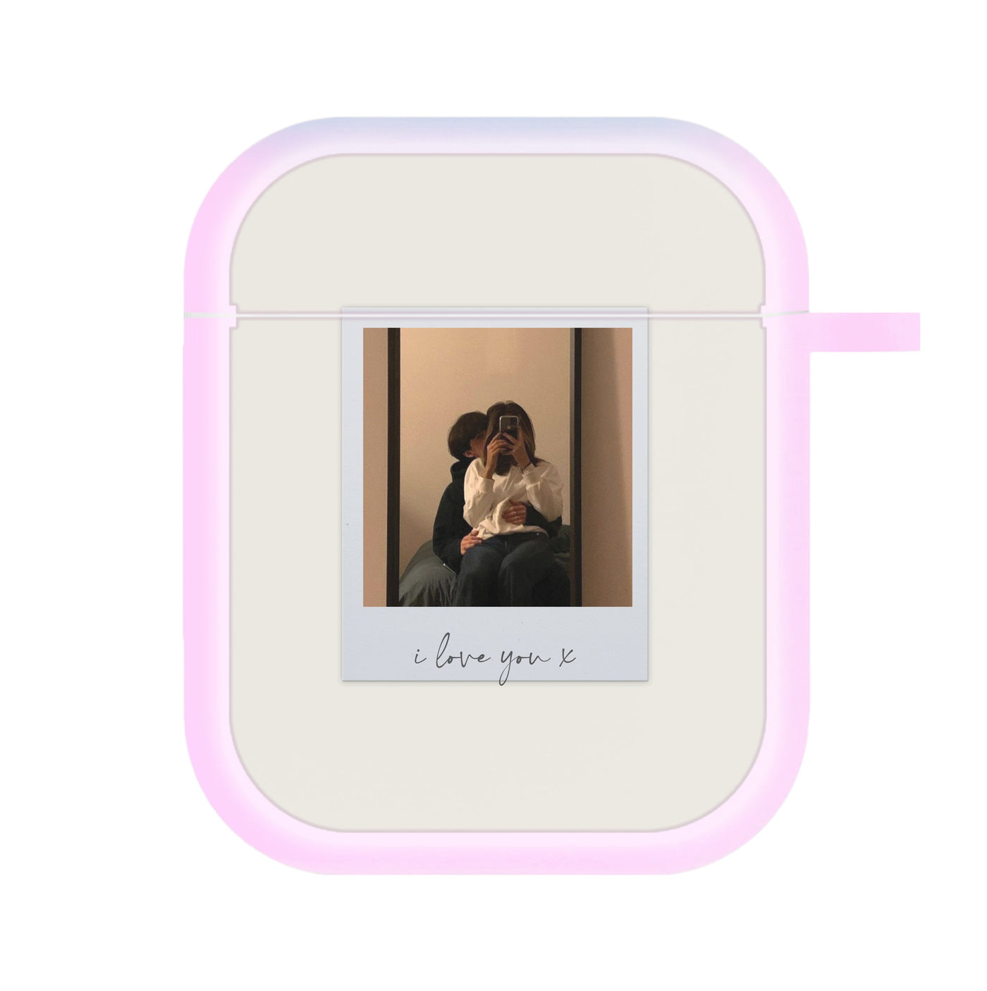 I Love You Polaroid - Personalised Couples AirPods Case