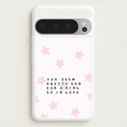 Pretty Sad Letter Beads Google Pixel 9 Pro XL Case