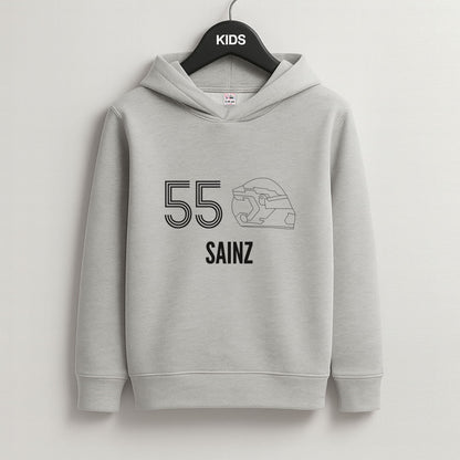 Sainz Helmet 2026 Grey Kids Hoodie