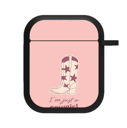 I'm Just A Cowgirl AirPods Case