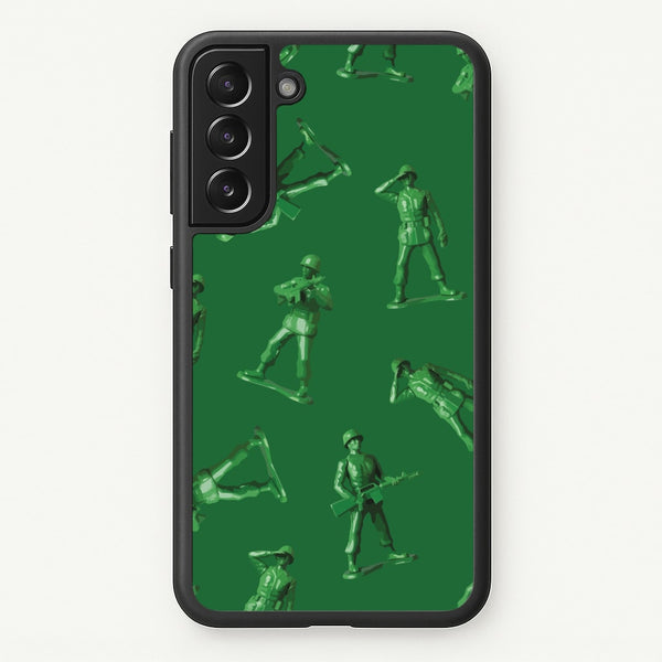 Toy Army Soldier Pattern Galaxy S21 Case