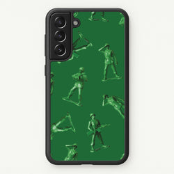 Toy Army Soldier Pattern Galaxy S21FE Case