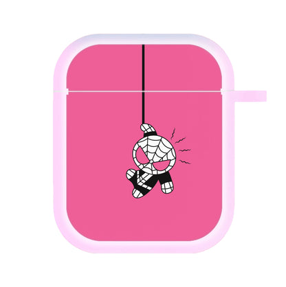 Pink Hanging Spider Hero  AirPods Case