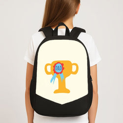 Cartoon Dad Trophy School Bag