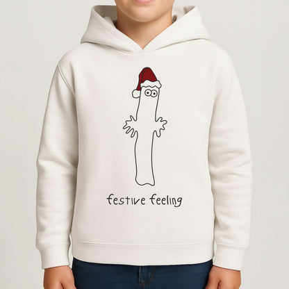 Festive Feeling Wiggly Moom Boys Hoodie